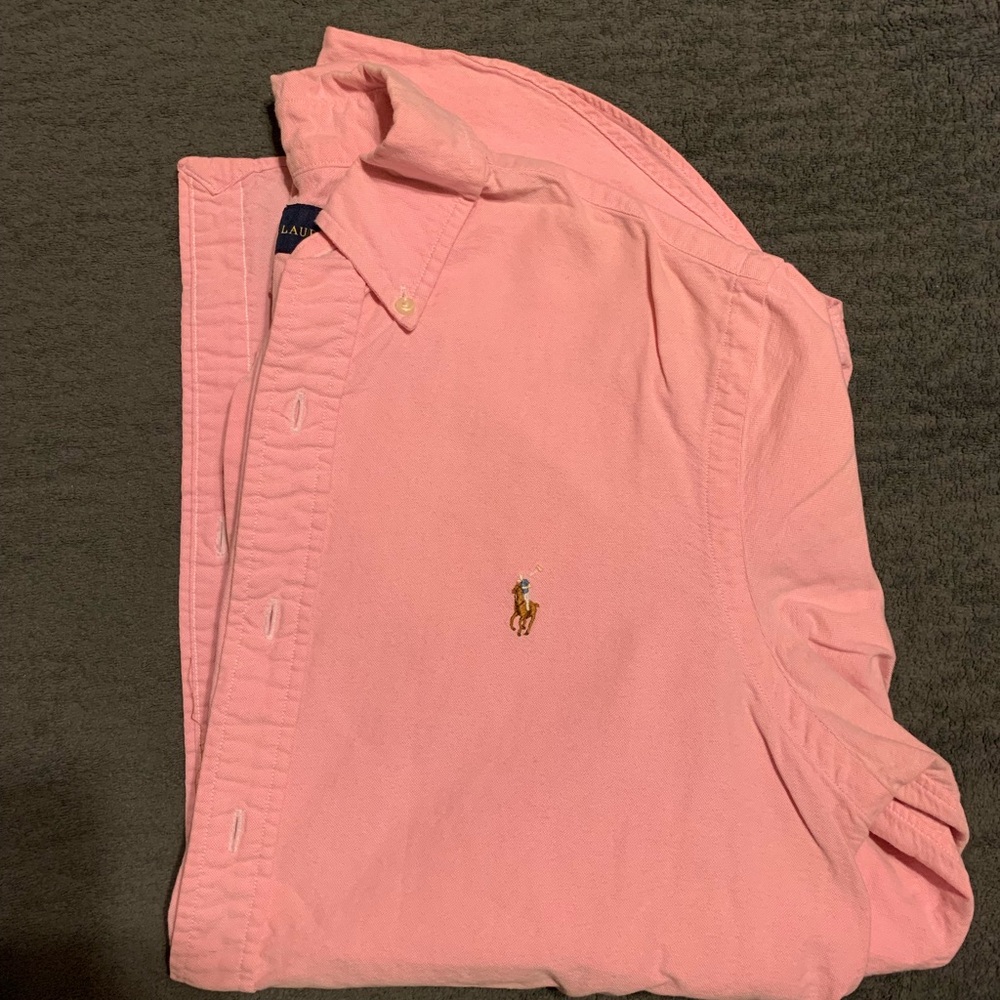✖️SOLD✖️ Ralph Lauren Soft Pink Button-Up Shirt